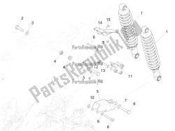 sospensione posteriore - ammortizzatore / i