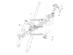 Fork/steering tube - Steering bearing unit