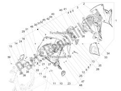 vano portaoggetti anteriore - pannello di protezione per le ginocchia