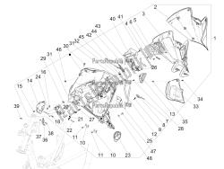 vano portaoggetti anteriore - pannello di protezione per le ginocchia