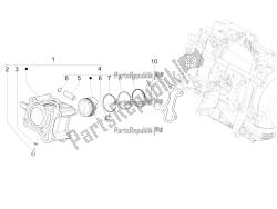 zespół cylindra-tłoka-przegubu przegubu