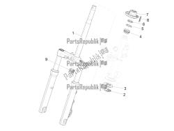 Fork/steering tube - Steering bearing unit