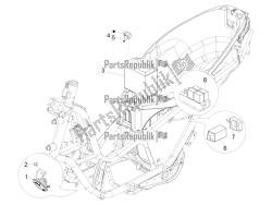 interruttori del telecomando - batteria - avvisatore acustico