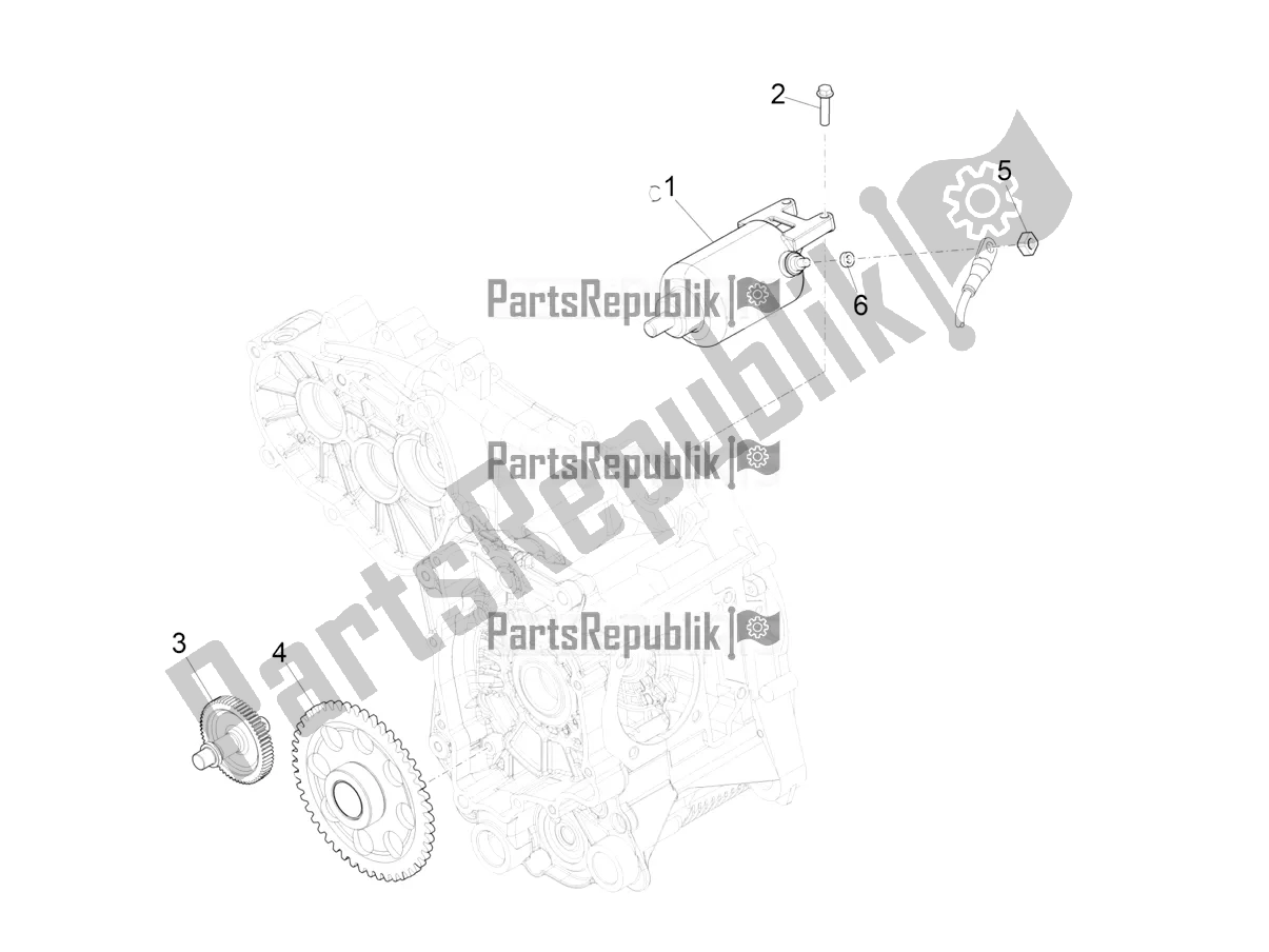 Todas las partes para Stater - Arranque Eléctrico de Piaggio MP3 300 HPE / Sport 2019