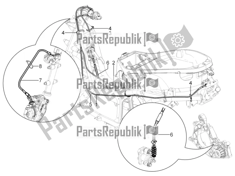 Todas las partes para Transmisiones de Piaggio MP3 300 HPE / Sport 2019