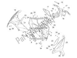 Front glove-box - Knee-guard panel