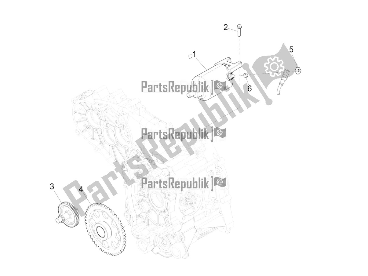 Todas las partes para Stater - Arranque Eléctrico de Piaggio MP3 300 HPE / Sport 2020