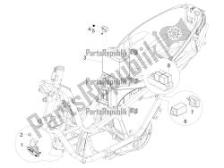 interruttori del telecomando - batteria - avvisatore acustico