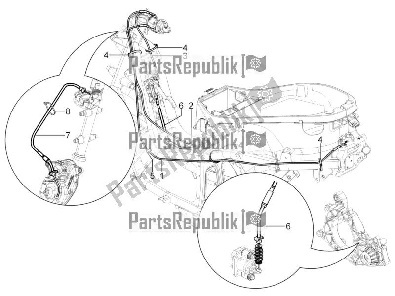 Tutte le parti per il Trasmissioni del Piaggio MP3 300 HPE / Sport 2021