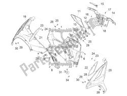 Front glove-box - Knee-guard panel