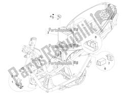 interruttori del telecomando - batteria - avvisatore acustico