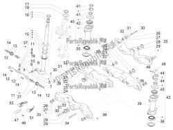 Fork/steering tube - Steering bearing unit