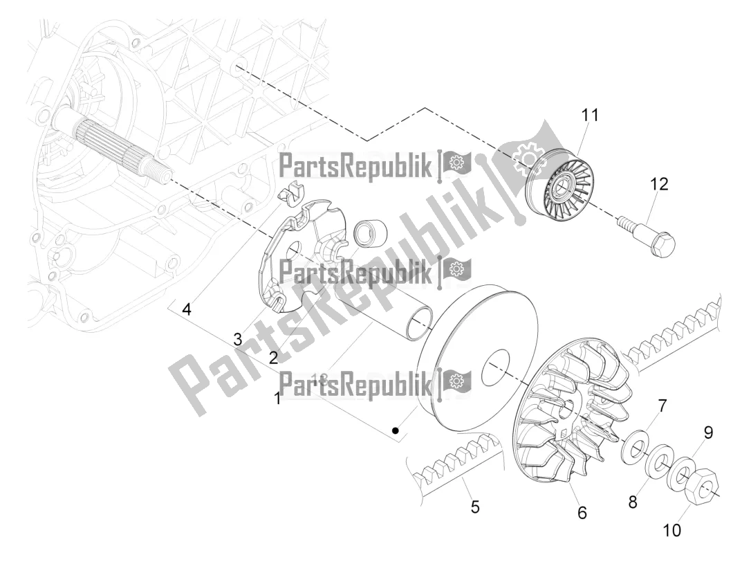 Toutes les pièces pour le Poulie Motrice du Piaggio MP3 300 Yourban LT ERL 2016