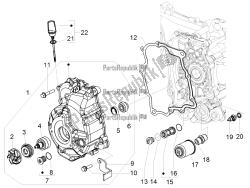 Flywheel magneto cover - Oil filter