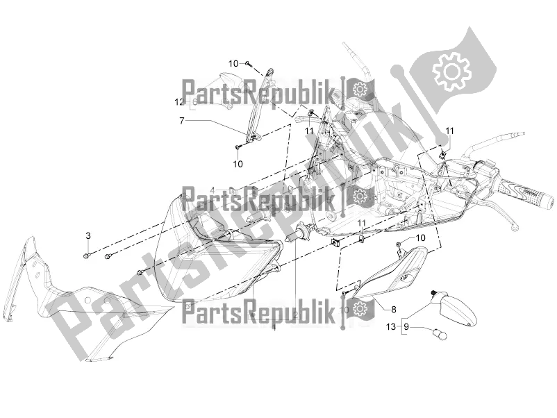 Toutes les pièces pour le Phares Avant - Clignotants du Piaggio MP3 300 Yourban LT ERL 2016