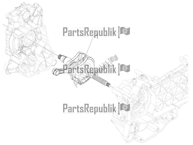 Wszystkie części do Wa? Korbowy Piaggio MP3 300 Yourban LT RL-Sport 2017