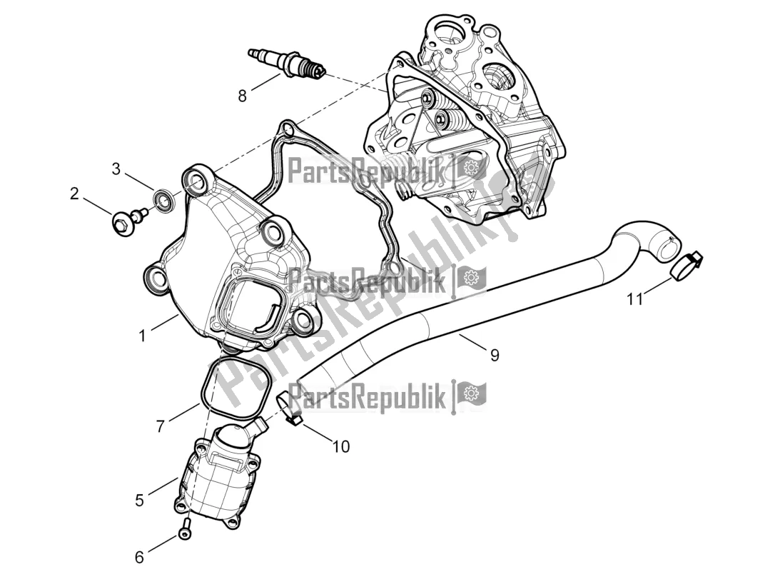 Wszystkie części do Cylinder Piaggio MP3 300 Yourban LT RL-Sport 2017