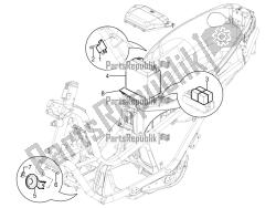 interruttori del telecomando - batteria - avvisatore acustico