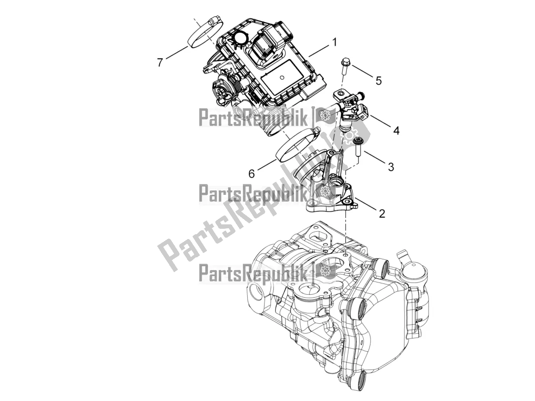 Toutes les pièces pour le Throttle Body - Injector - Induction Joint du Piaggio MP3 300 Yourban LT RL-Sport 2017