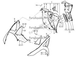 Front glove-box - Knee-guard panel