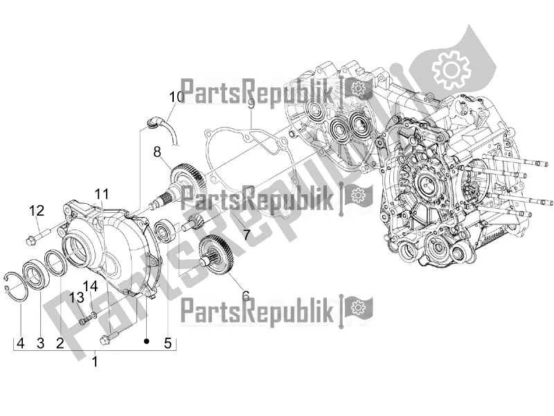 Toutes les pièces pour le Unité De Réduction du Piaggio MP3 300 Yourban LT RL-Sport 2019