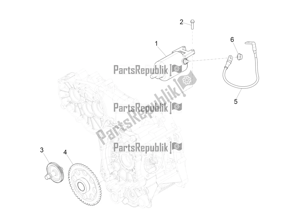 Toutes les pièces pour le Stater - Démarreur électrique du Piaggio MP3 300 Yourban LT RL-Sport 2019