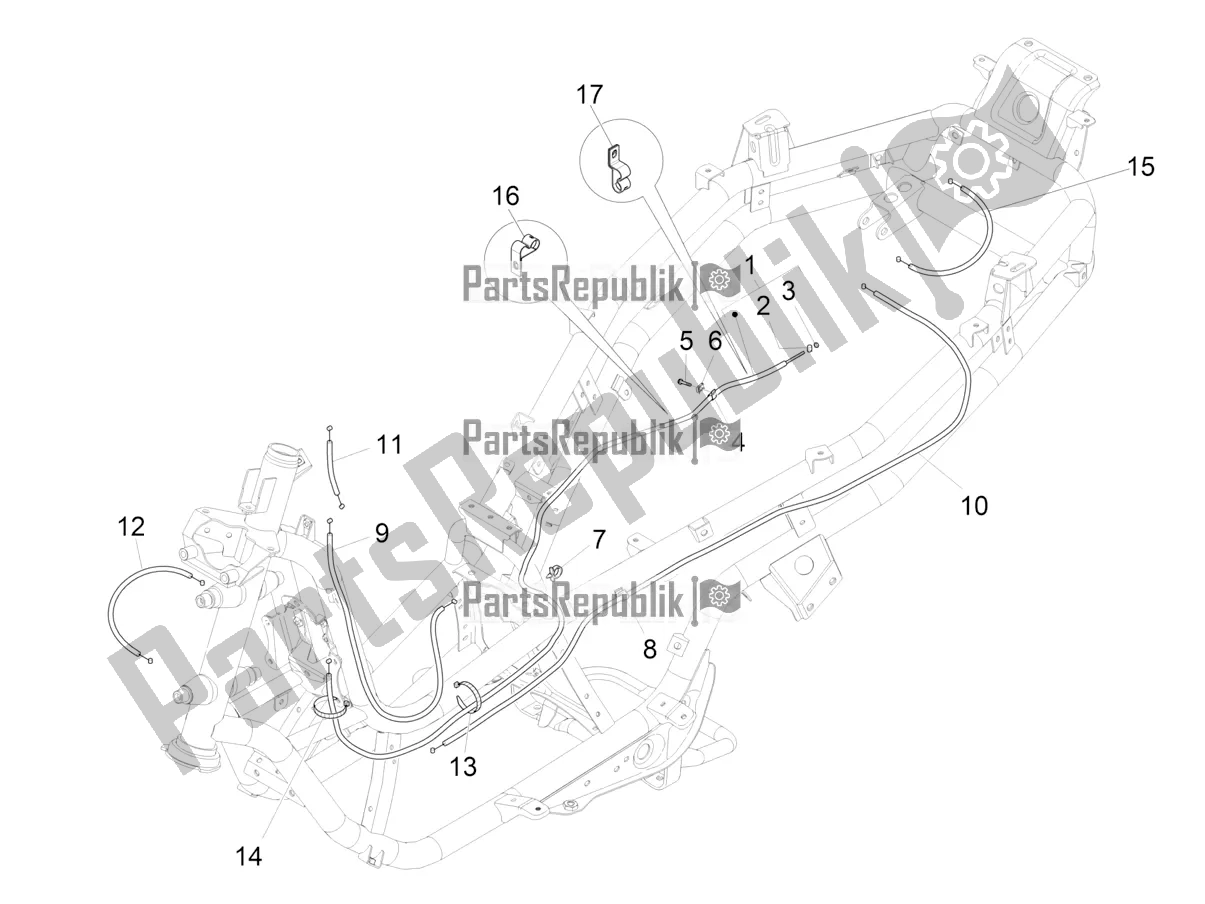 Tutte le parti per il Trasmissioni del Piaggio MP3 350 Maxi Sport 2018
