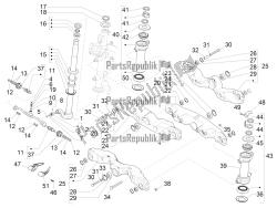 Fork/steering tube - Steering bearing unit