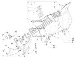 Front glove-box - Knee-guard panel