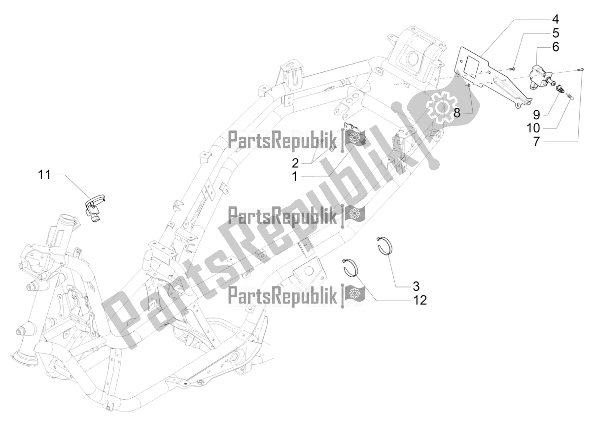 Todas las partes para Cerraduras de Piaggio MP3 400 2020