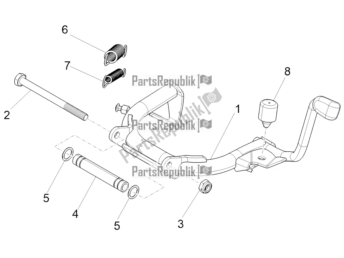 Todas las partes para Soporte / S de Piaggio MP3 400 2020