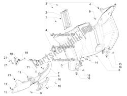 Front glove-box - Knee-guard panel