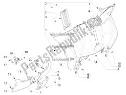 Front glove-box - Knee-guard panel