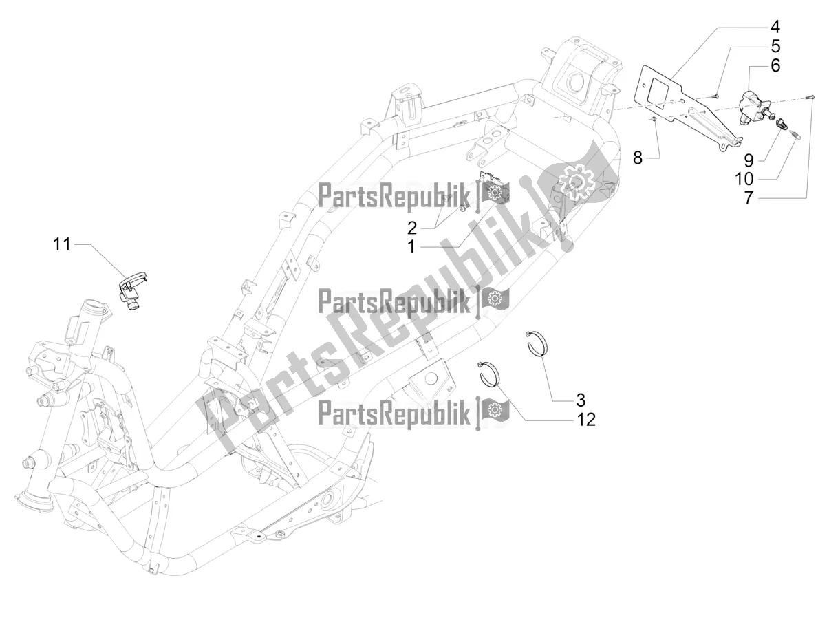 Todas las partes para Cerraduras de Piaggio MP3 400 2022