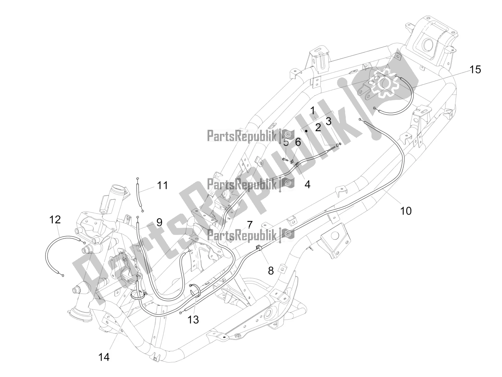 Todas las partes para Transmisiones de Piaggio MP3 400 2022