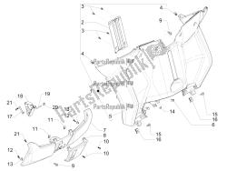 Front glove-box - Knee-guard panel