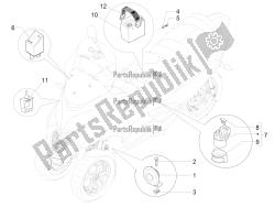 przełączniki zdalnego sterowania - bateria - klakson