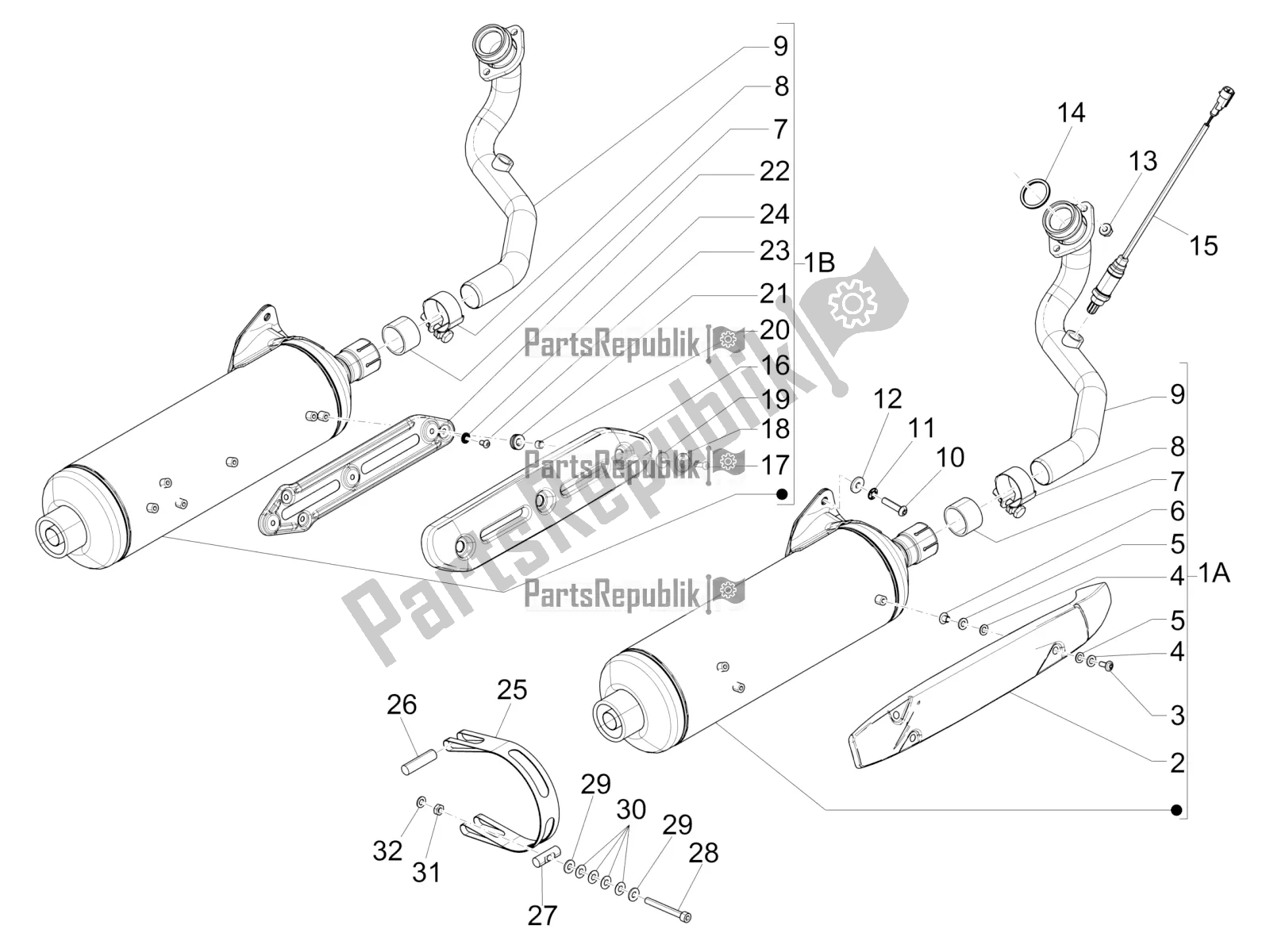 Wszystkie części do T? Umik Piaggio MP3 500 LT Sport-Business 2018