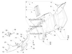 Front glove-box - Knee-guard panel