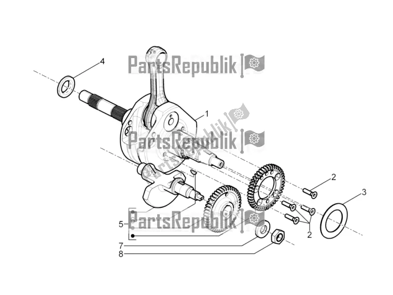 Toutes les pièces pour le Vilebrequin du Piaggio MP3 500 Maxi Sport ABS 2020