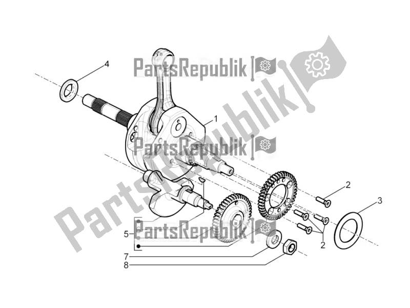 Toutes les pièces pour le Vilebrequin du Piaggio MP3 500 Maxi Sport ABS 2022