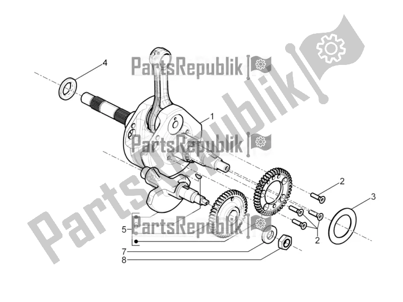 Todas las partes para Cigüeñal de Piaggio MP3 500 Maxi Sport Business ABS 2018