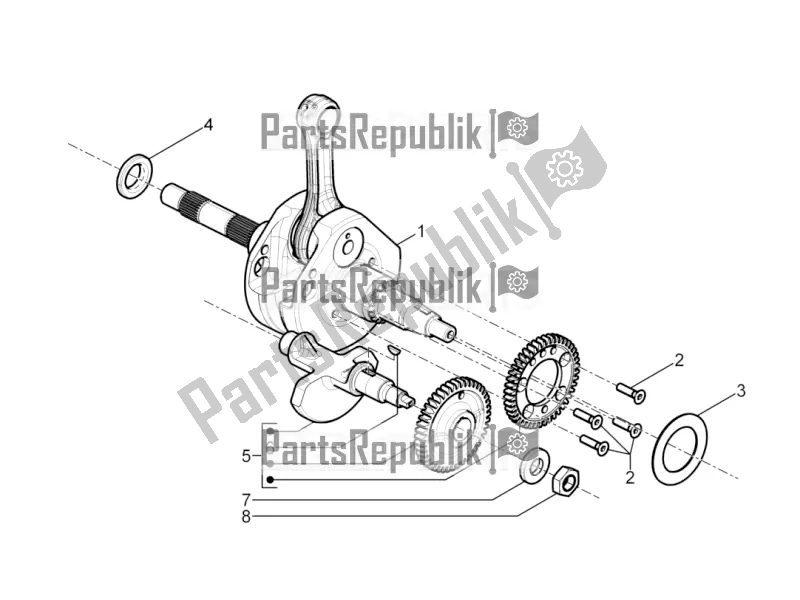 Todas las partes para Cigüeñal de Piaggio MP3 500 Maxi Sport Business ABS 2019