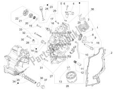 Flywheel magneto cover - Oil filter