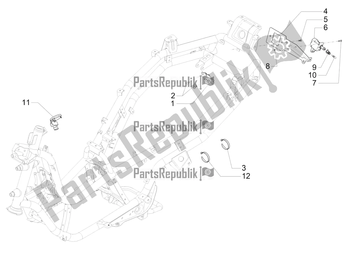 All parts for the Locks of the Piaggio MP3 500 Sport Advanced 2022