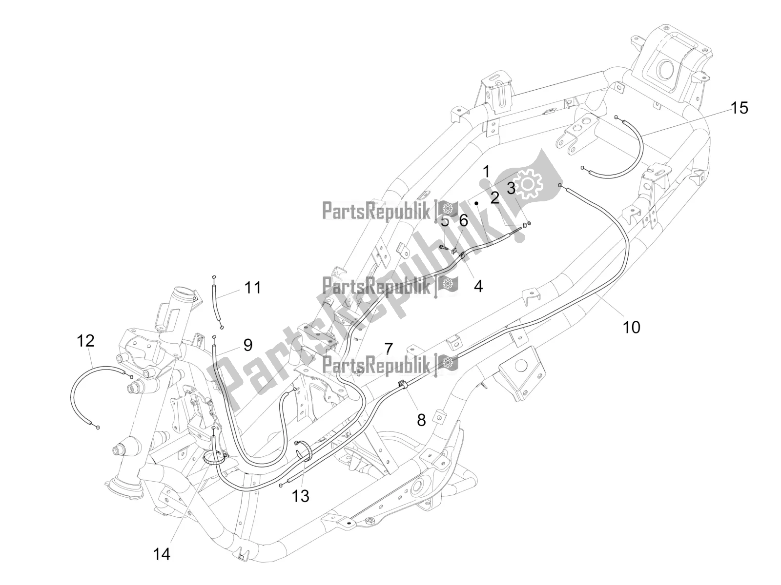 Toutes les pièces pour le Transmissions du Piaggio MP3 500 Sport Advanced 2022