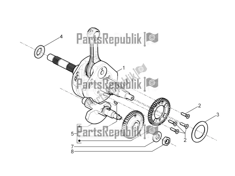 Todas las partes para Cigüeñal de Piaggio MP3 500 Sport Business ABS USA 2017