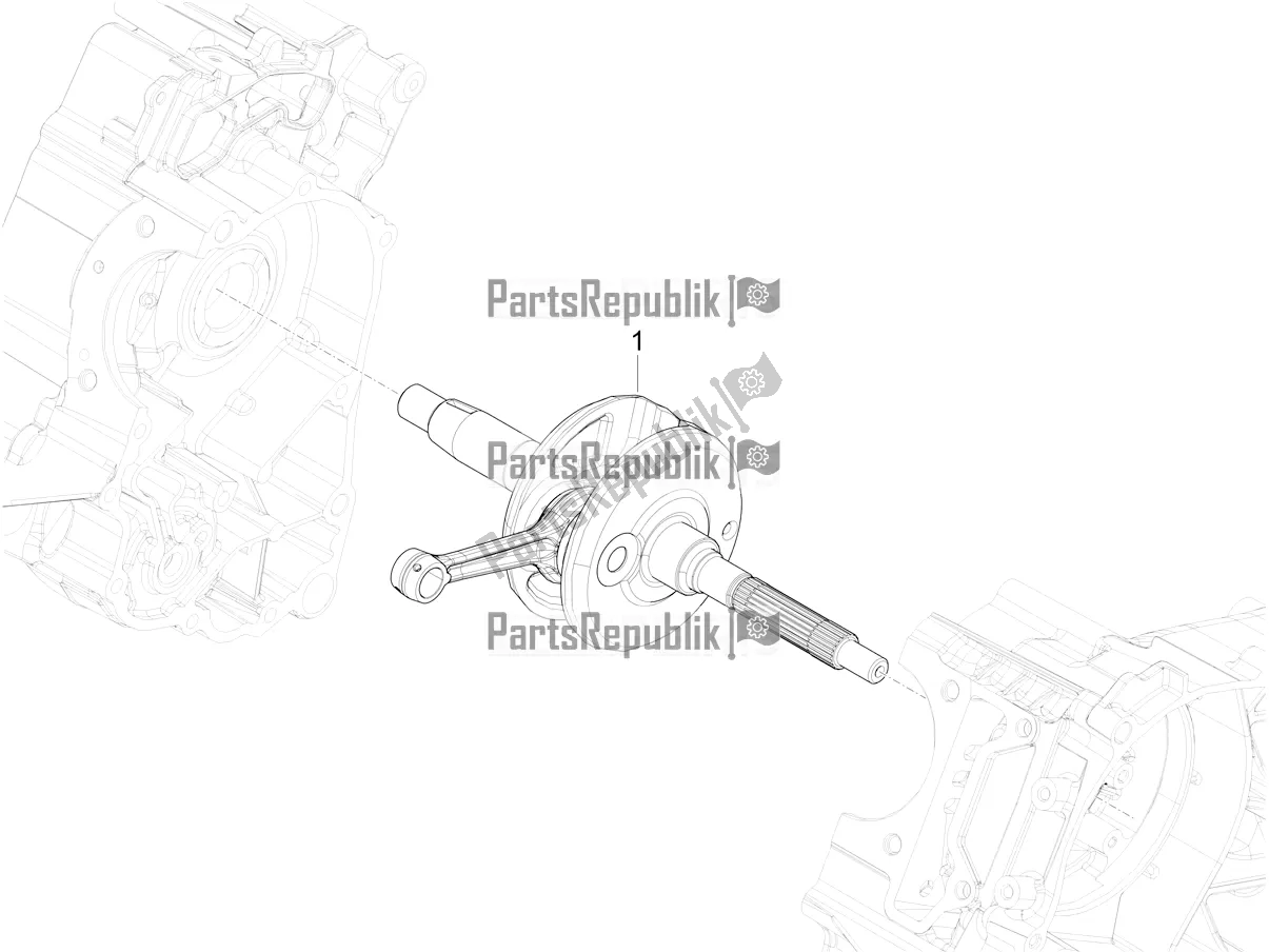 Todas las partes para Cigüeñal de Piaggio Mymoover 125 Poste Italiane 2021