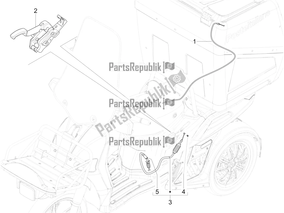 Toutes les pièces pour le Transmissions du Piaggio Mymoover Delivery 125 2022