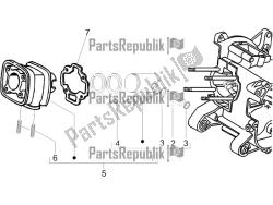 Cylinder-piston-wrist pin unit